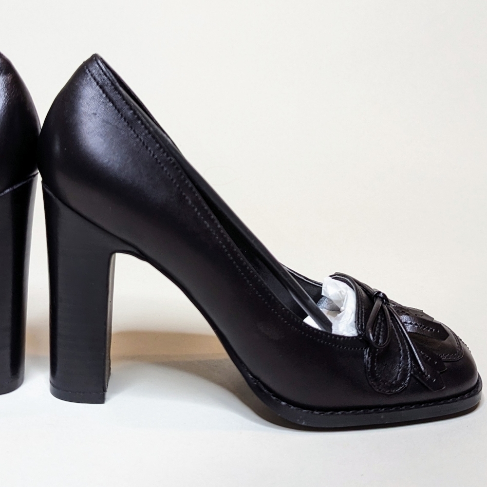 Chinese Laundry Courtney Women Leather Pumps Heels Shoes Black NIB NEW Size 9M - Picture 7 of 9